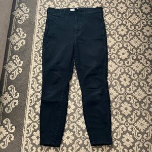 Everlane Jeans Black Organic Cotton Size 32 Regular The Way High Skinny